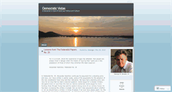 Desktop Screenshot of democraticvistas.com